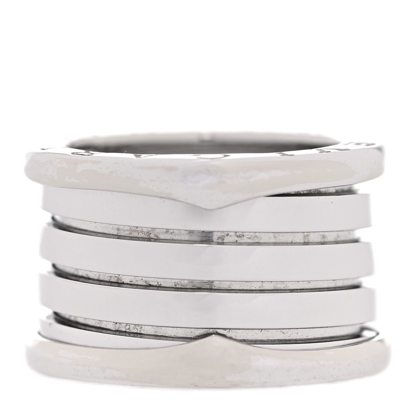 18K White Gold B.Zero1 Four-Band Ring 49 5