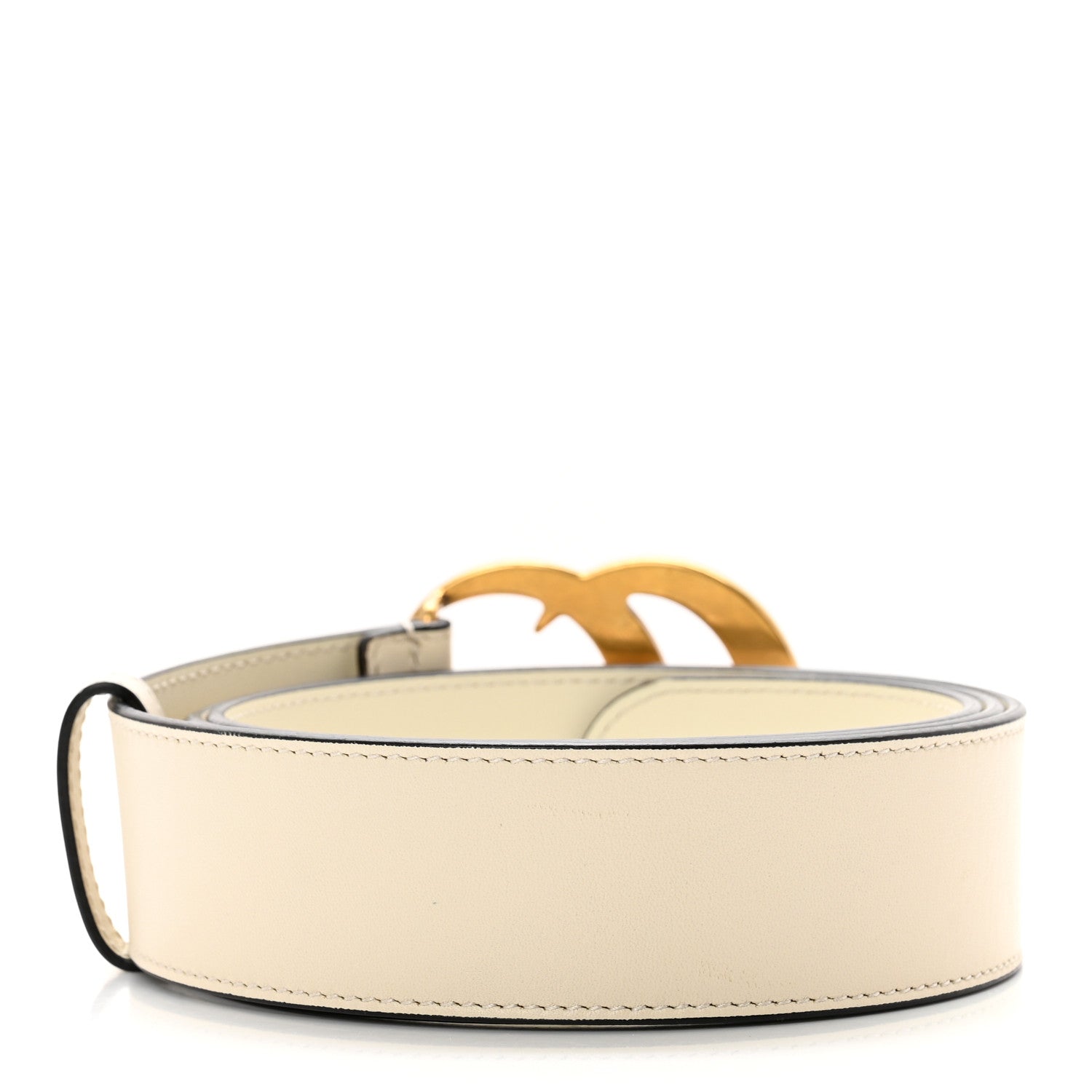 Gucci Calfskin Double G 40mm Belt 100 40 Mystic White 2 of 6
