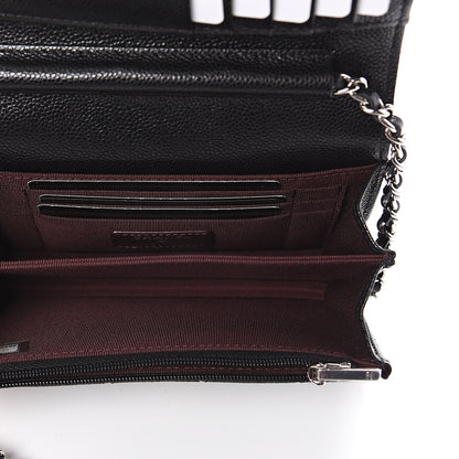 Chanel Caviar Quilted Clutch With Chain Black 4 of 8