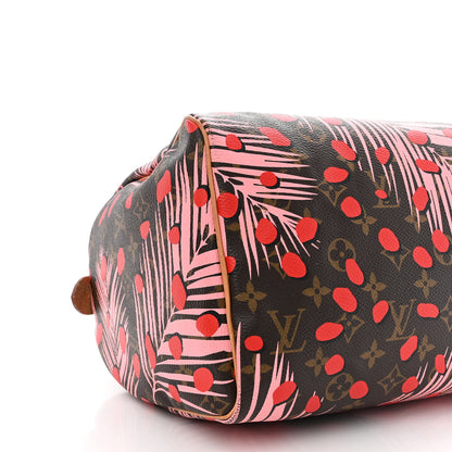 Louis Vuitton Monogram Jungle Dots Speedy 30 Sugar Pink Poppy 10 of 14