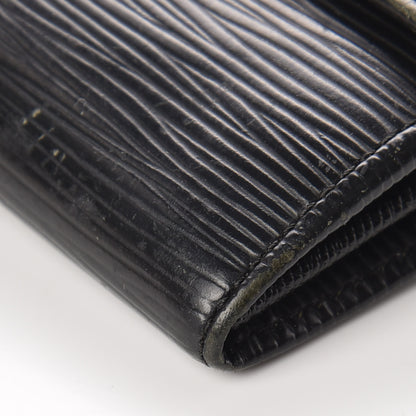 Louis Vuitton Epi Sarah Wallet Black 6 of 14