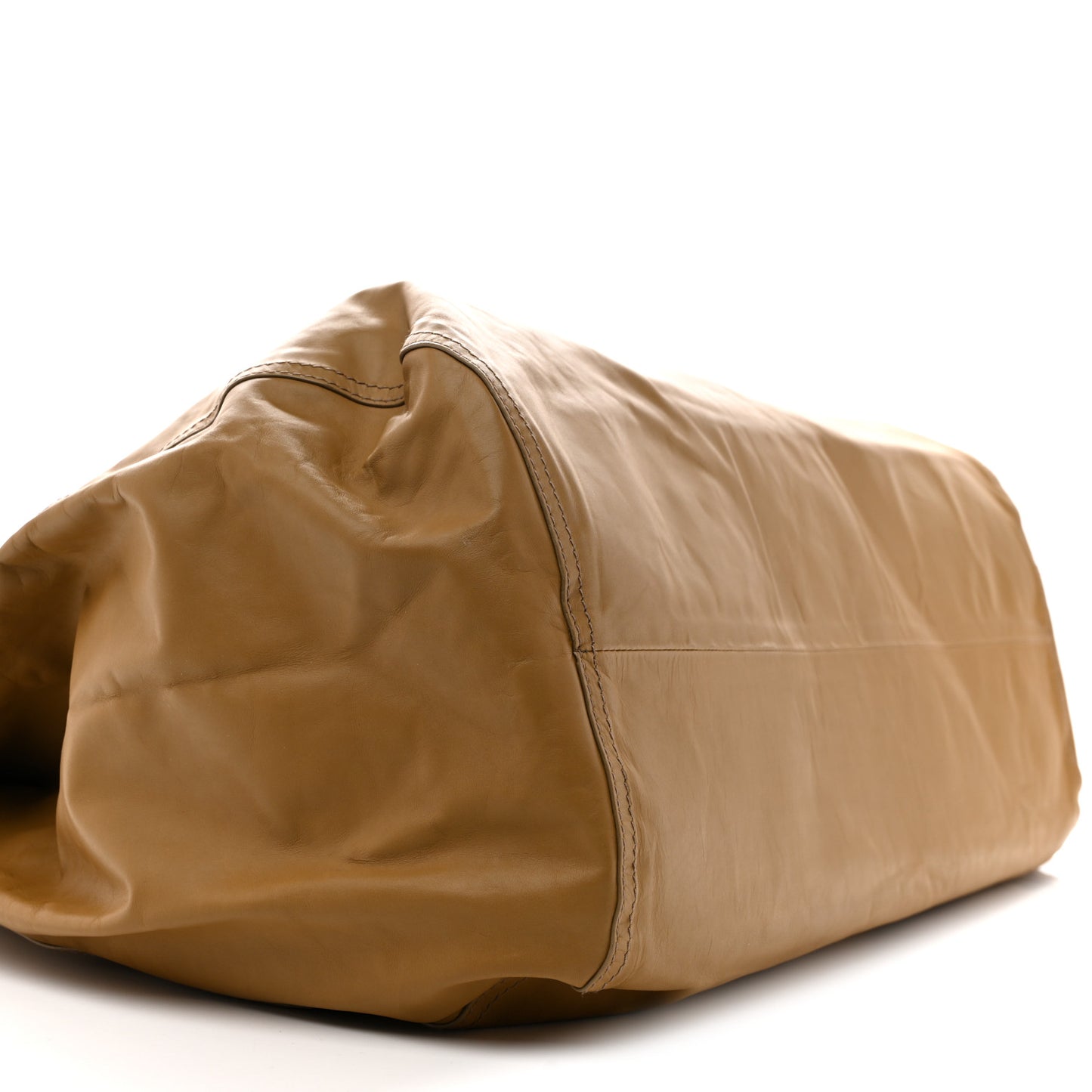Waxy Nappa Tote Bronze
