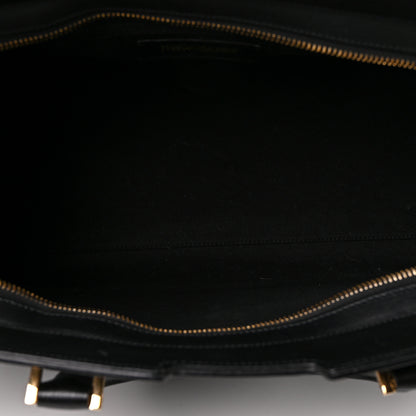 Saint Laurent Textured Calfskin Medium Classic Y Cabas Black 4 of 7