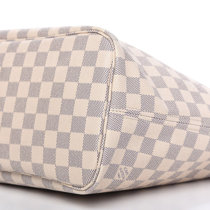 Louis Vuitton Damier Azur Neo Neverfull MM Rose Ballerine 7 of 11