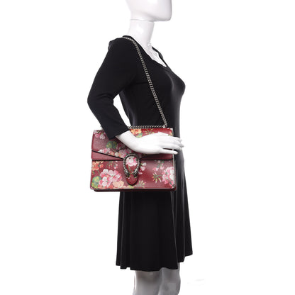 Gucci Calfskin Blooms Print Medium Dionysus Shoulder Bag Romantic Cherry Multicolor 2 of 10