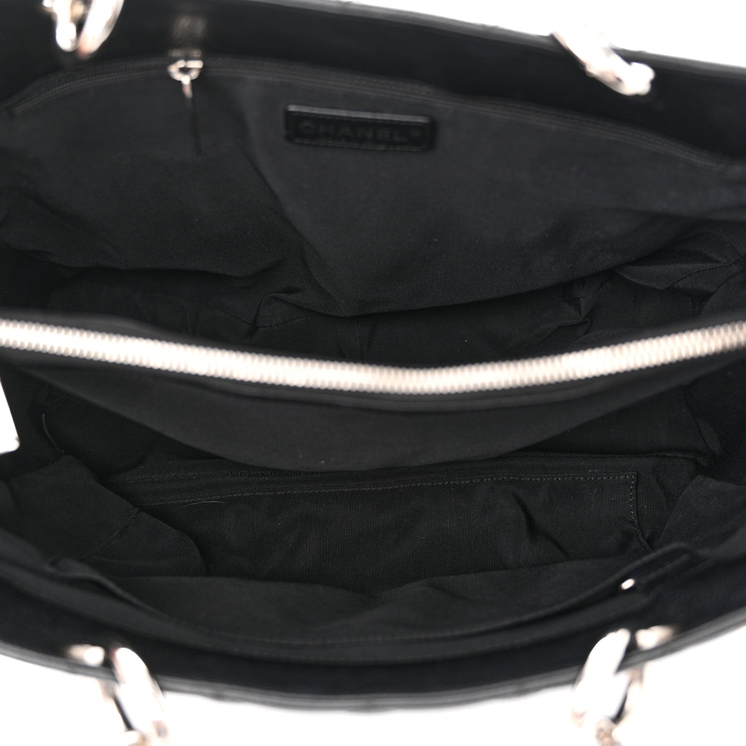 Chanel Caviar Quilted Grand Shopping Tote GST Black 5 of 12
