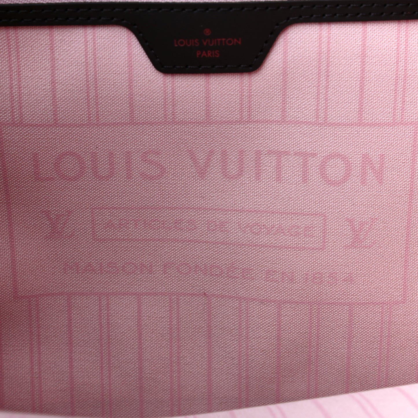 Damier Ebene Neo Neverfull MM Rose Ballerine