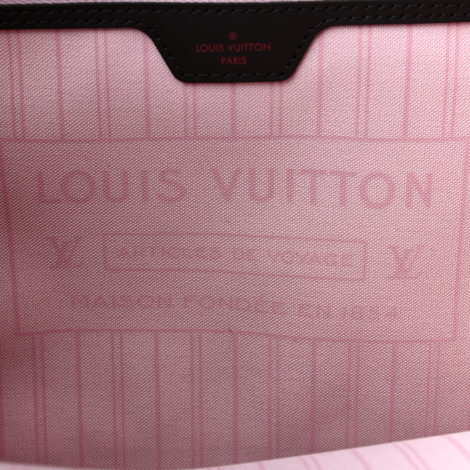 Louis Vuitton Damier Ebene Neo Neverfull MM Rose Ballerine 6 of 12