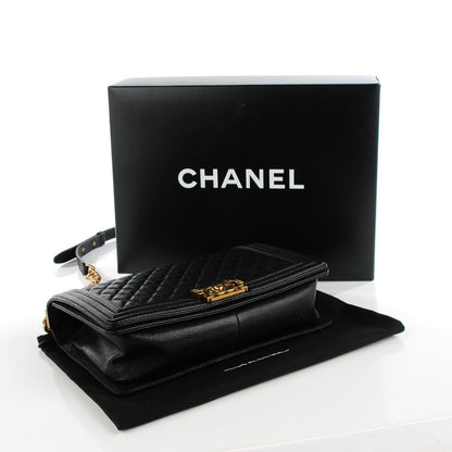 Chanel Caviar Quilted New Medium Boy Flap Black 4 of 9