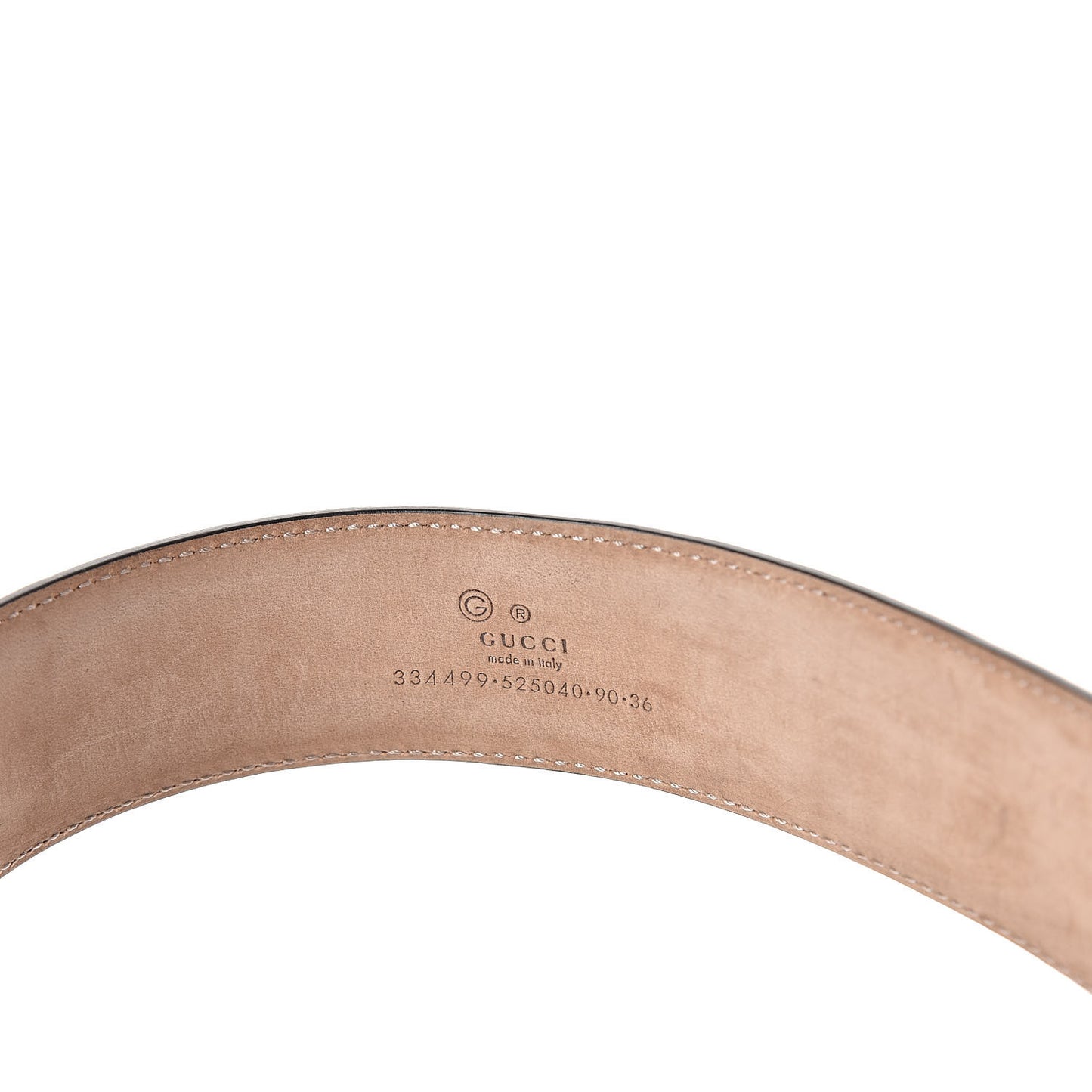 Calfskin G Buckle Belt 90 36 Black