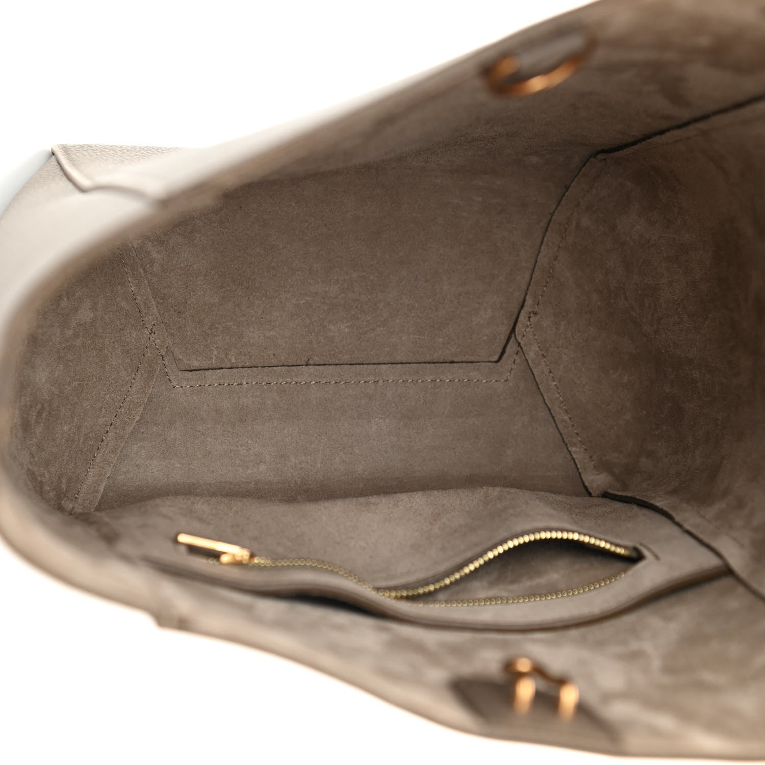 Celine Soft Grained Calfskin Small Sangle Bucket Bag Taupe 5 of 9