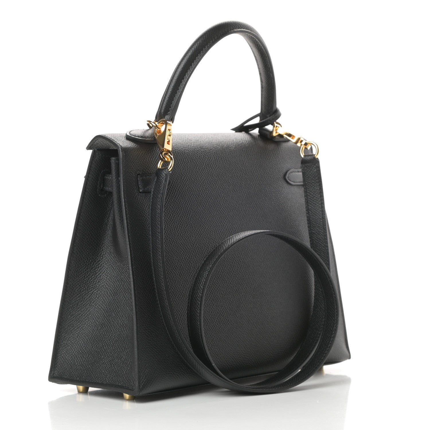 Hermes Epsom Kelly Sellier 25 Black 3 of 39