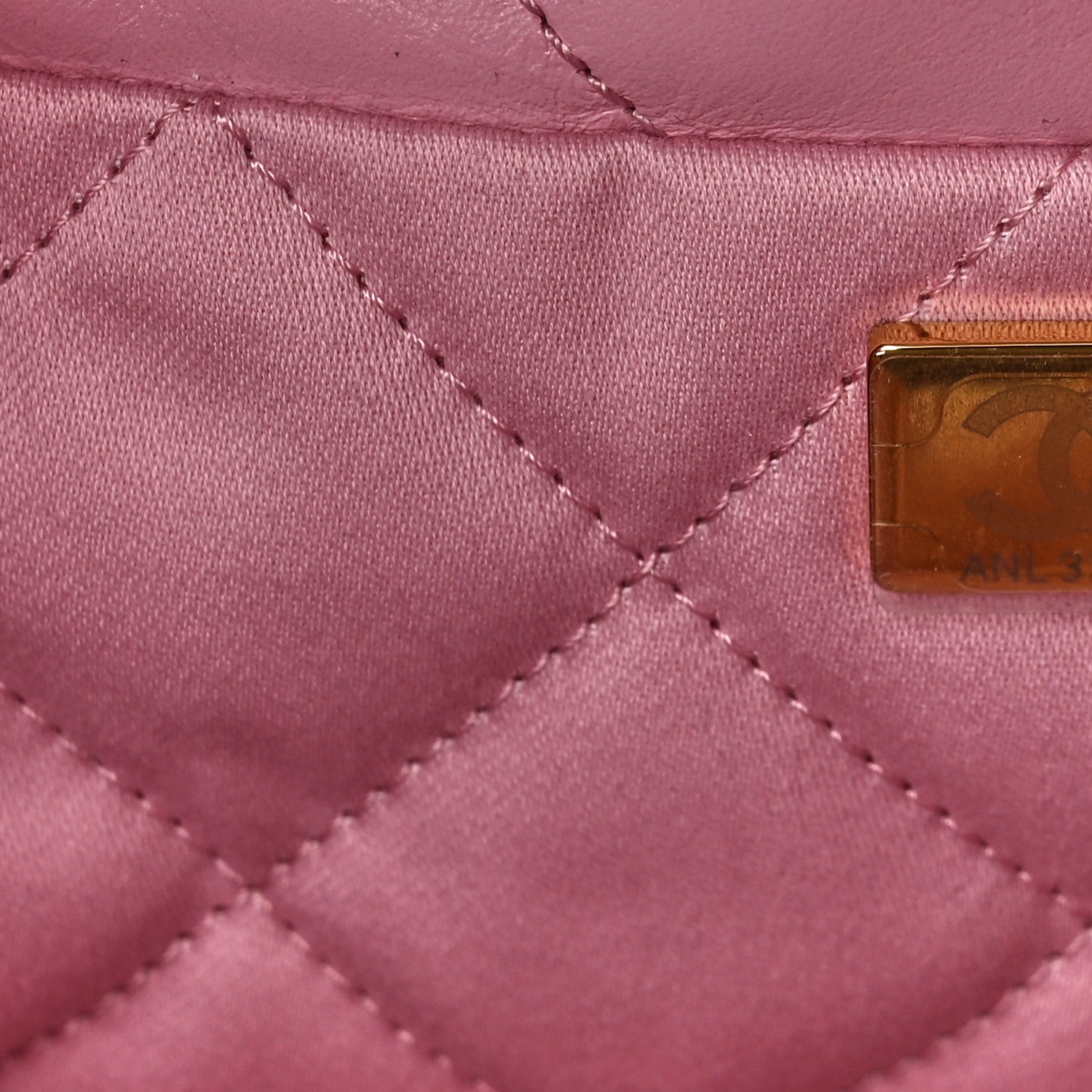Chanel Shiny Calfskin Quilted Small Chanel 22 Dark Pink 8 of 13