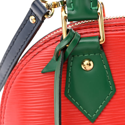 Louis Vuitton Epi Tri-Color Alma BB Castillan Red Toledo Borneo 11 of 14
