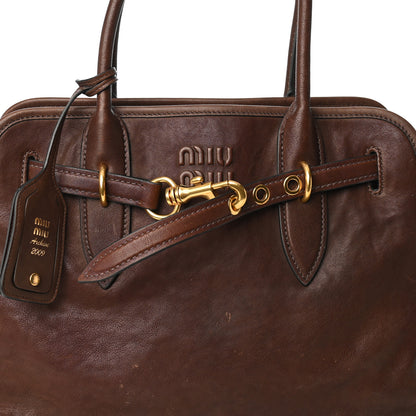 Miu Miu Nappa Aviator Medium Aventure Bag Radica 7 of 10