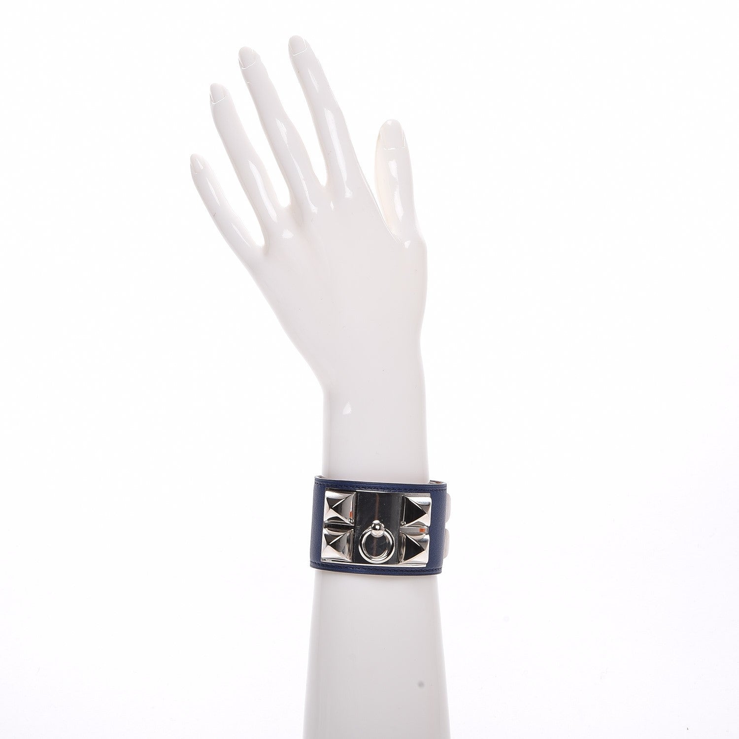 Hermes Swift Collier de Chien CDC Bracelet S Bleu Saphir 2 of 6