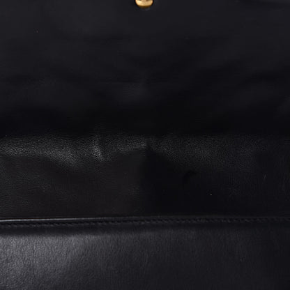 Gucci Calfskin Matelasse Small GG Marmont Shoulder Bag Black 8 of 14