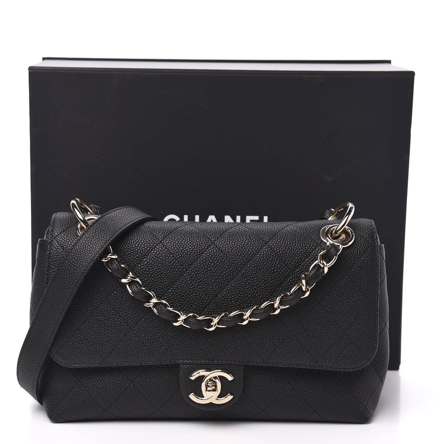 Chanel Caviar Quilted City Walk Flap Black 11 of 11