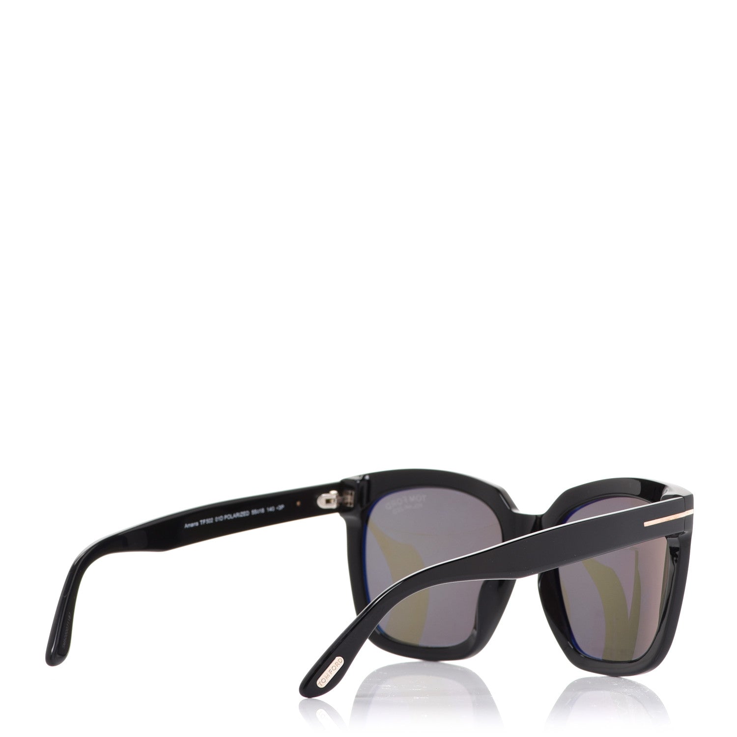 Tom Ford Amarra Sunglasses TF502 Black 4 of 7