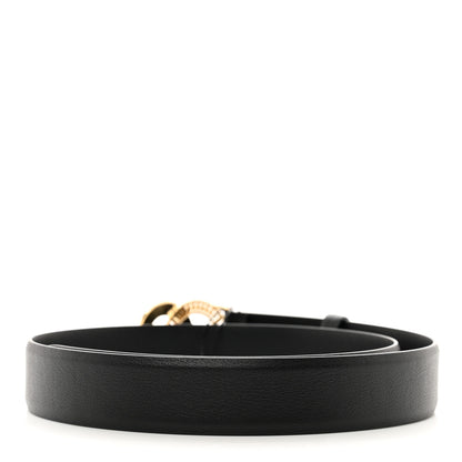 Chanel Calfskin Crystal CC Belt 75 30 Black 2 of 8