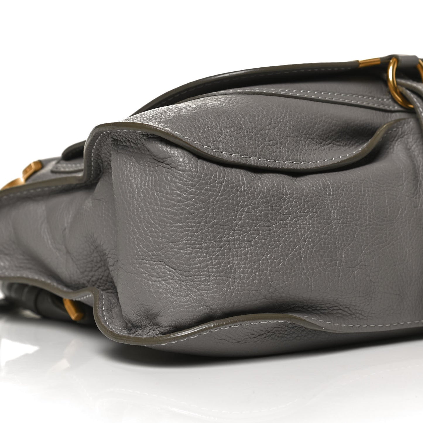 Calfskin Medium Marcie Satchel Cashmere Grey