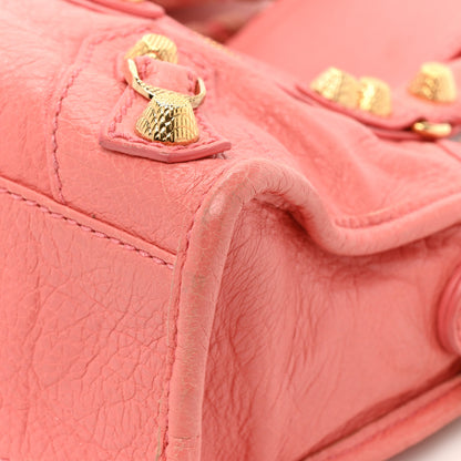 Balenciaga Agneau Giant 12 Gold Hardware Mini City Rose Azalee Rose Jaipur 12 of 16