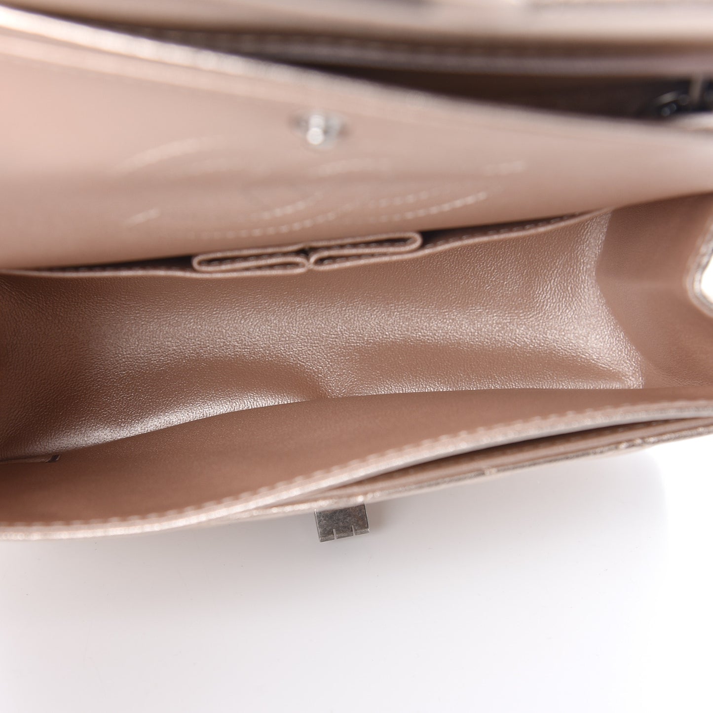 Metallic Calfskin Quilted 2.55 Reissue 224 Flap Light Pink