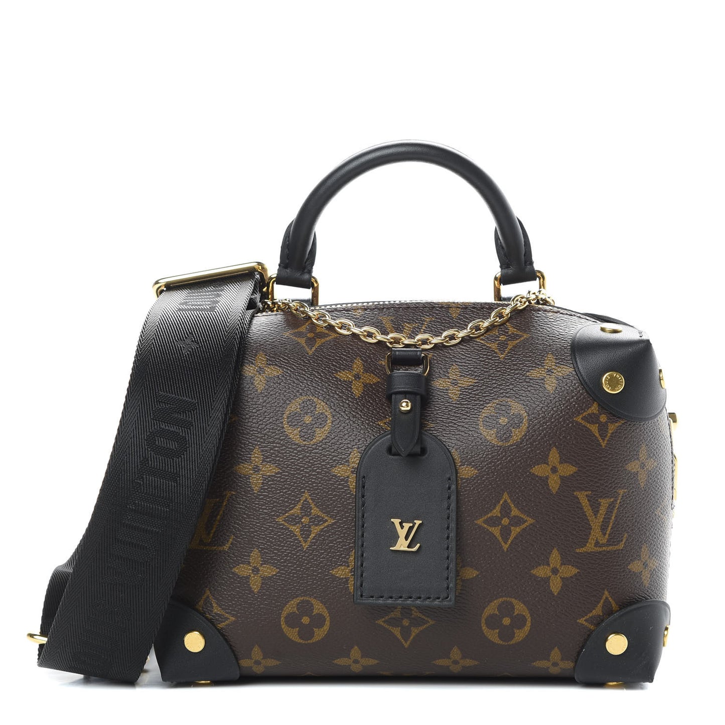 Monogram Petite Malle Souple Black