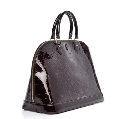 Louis Vuitton Vernis Alma GM Amarante 3 of 12