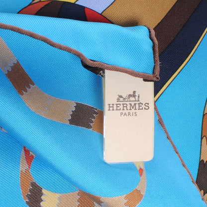 Hermes Silk Point D Orgue Scarf 90 9 of 9