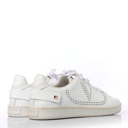 Valentino Garavani Calfskin Womens Backnet Sneakers 36.5 White 3 of 4