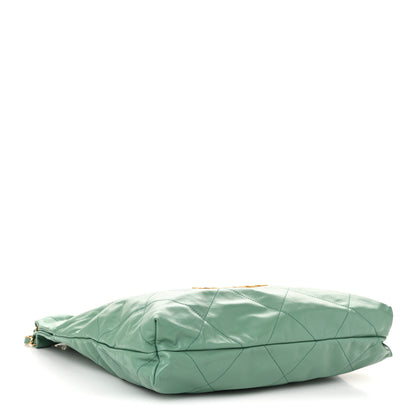 Chanel Shiny Calfskin Quilted Chanel 22 Light Green 5 of 11