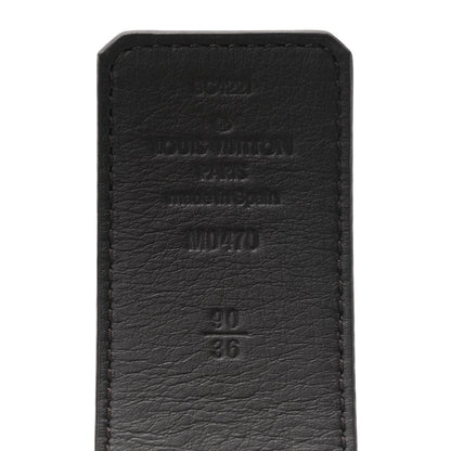 Louis Vuitton Calfskin Monogram 40mm LV Pyramide Stripes Reversible Belt 90 36 3 of 6
