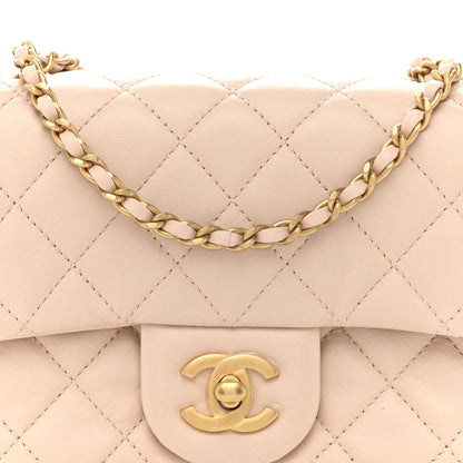 Chanel Lambskin Quilted Mini Pearl Crush Flap Light Beige 8 of 11
