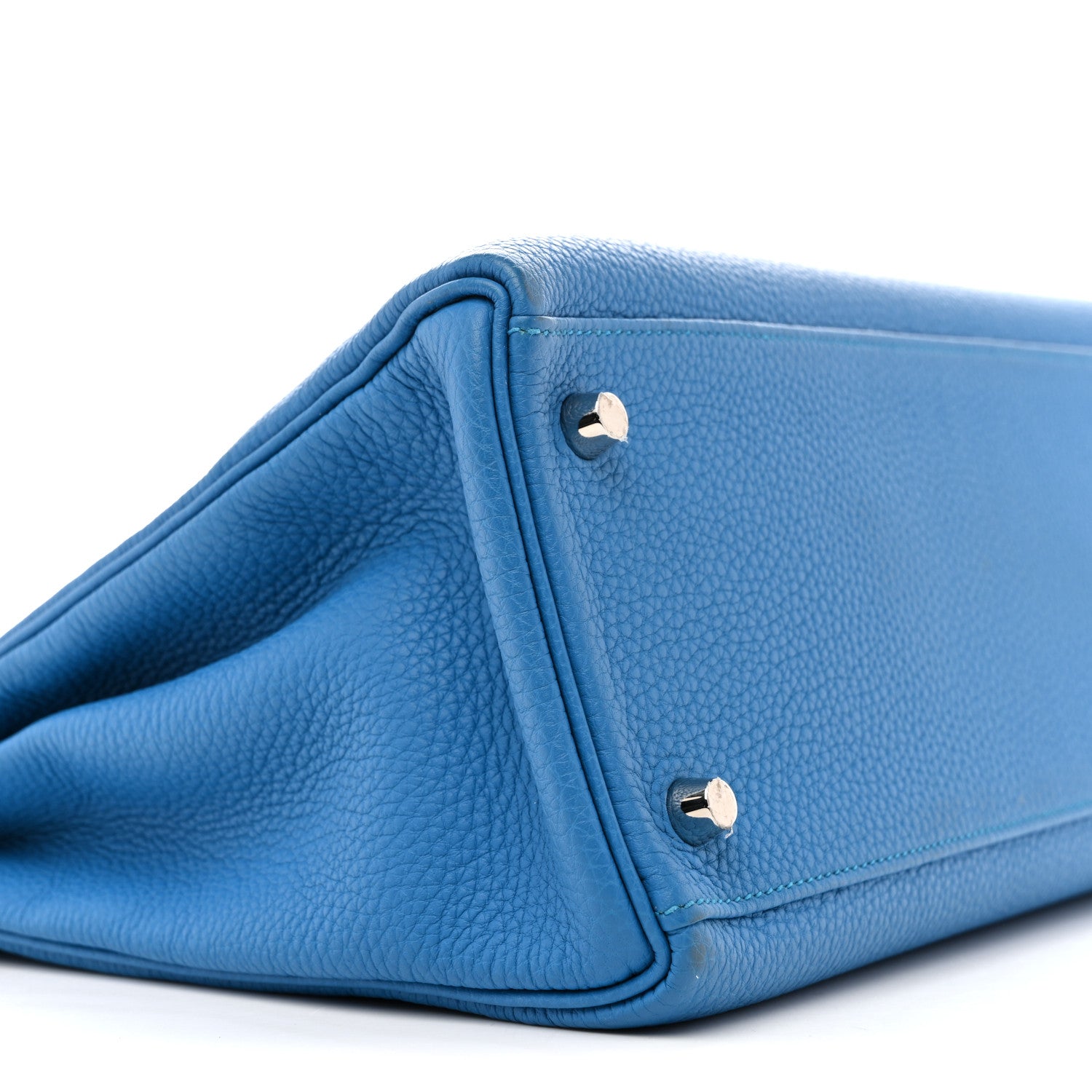 Hermes Togo Kelly Retourne 32 Bleu Zanzibar 9 of 14
