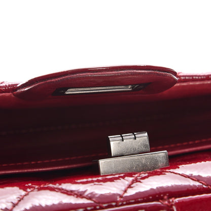 Chanel Distressed Patent 2.55 Reissue 227 Flap Raspberry Red 12 of 12