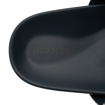 Hermes Suede Goatskin Womens Chypre Sandals 36.5 Bleu Celeste 6 of 9