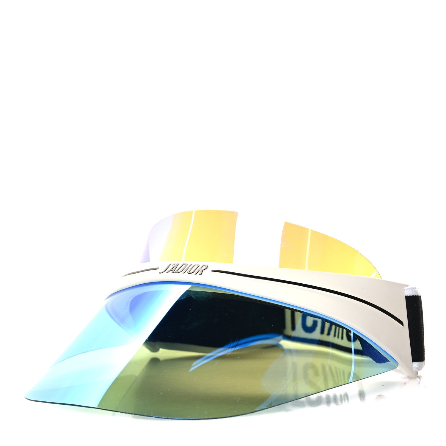 Christian Dior Mirrored DiorClub1 Sun Visor Blue 1 of 9