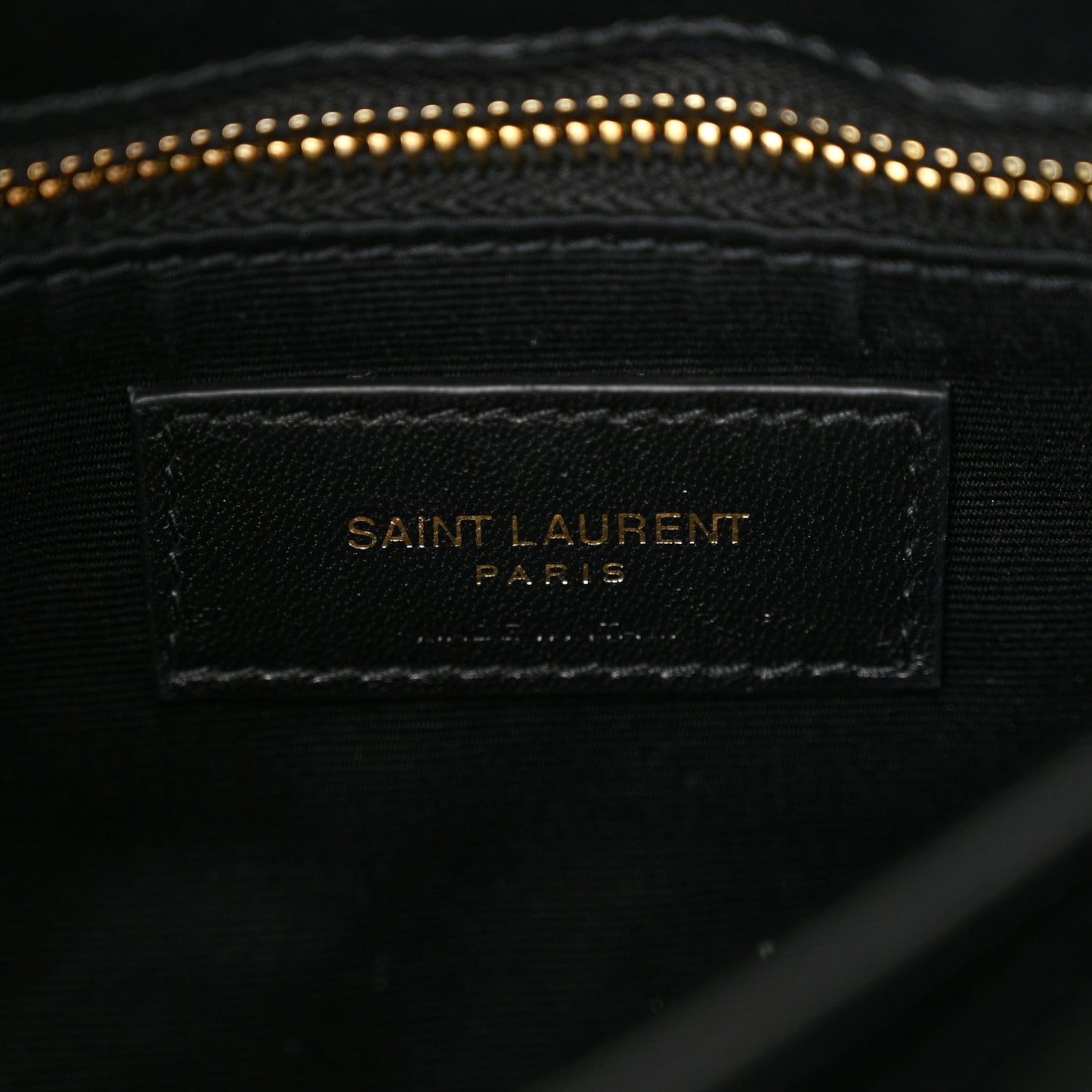 Calfskin Y Quilted Monogram Toy Loulou Crossbody Bag Black