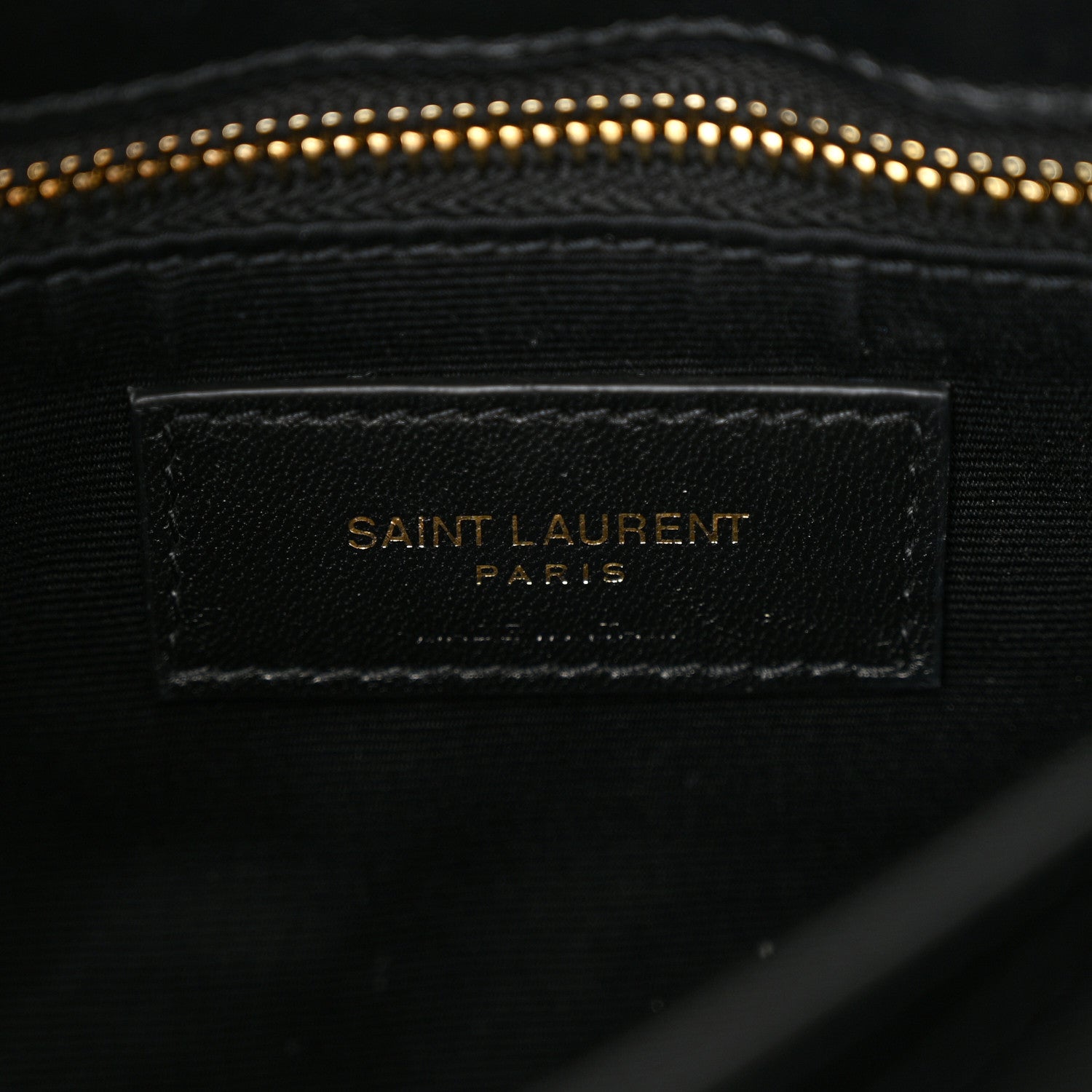 Saint Laurent Calfskin Y Quilted Monogram Toy Loulou Crossbody Bag Black 6 of 10