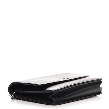 Chanel Caviar Sevruga Wallet On Chain WOC Black 4 of 12