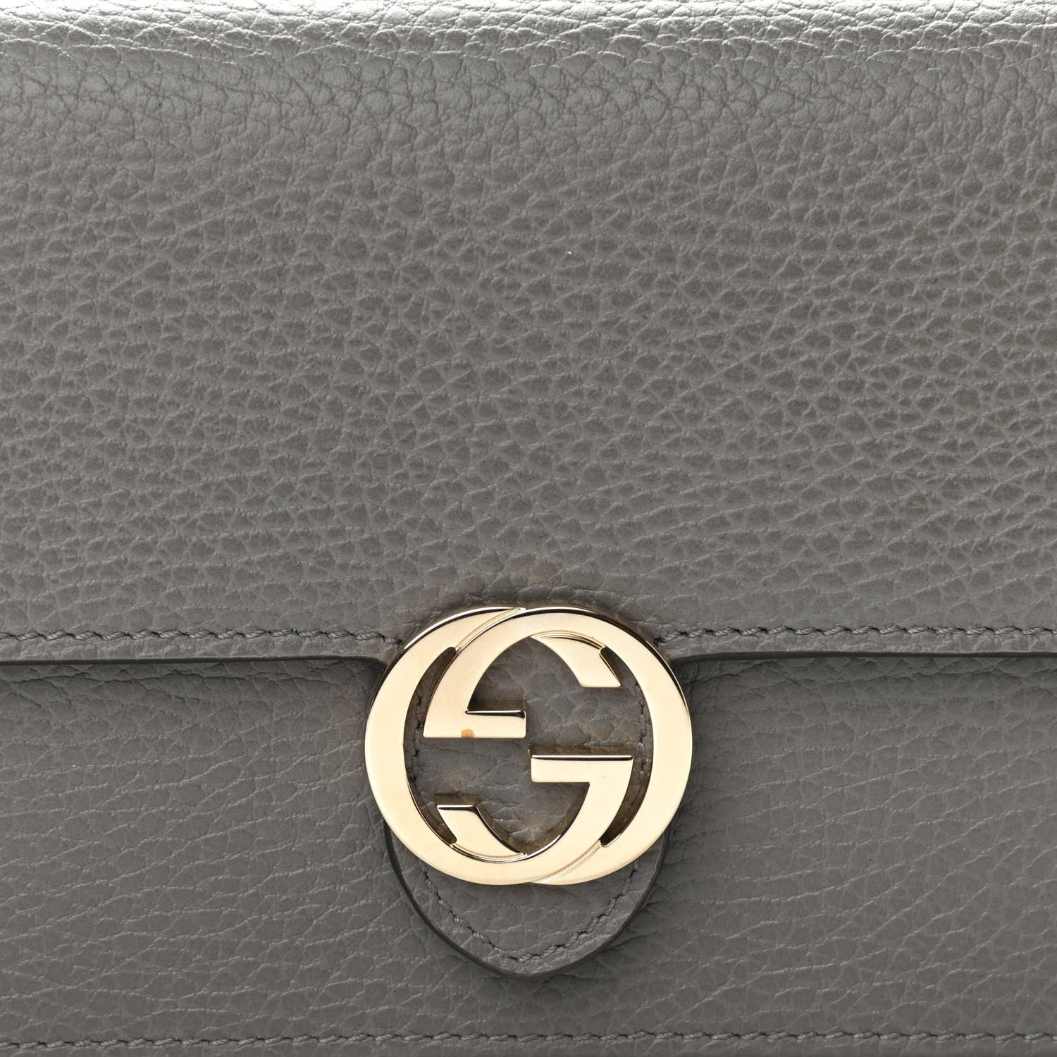 Gucci Dollar Calfskin Interlocking G Chain Wallet Loess 8 of 11