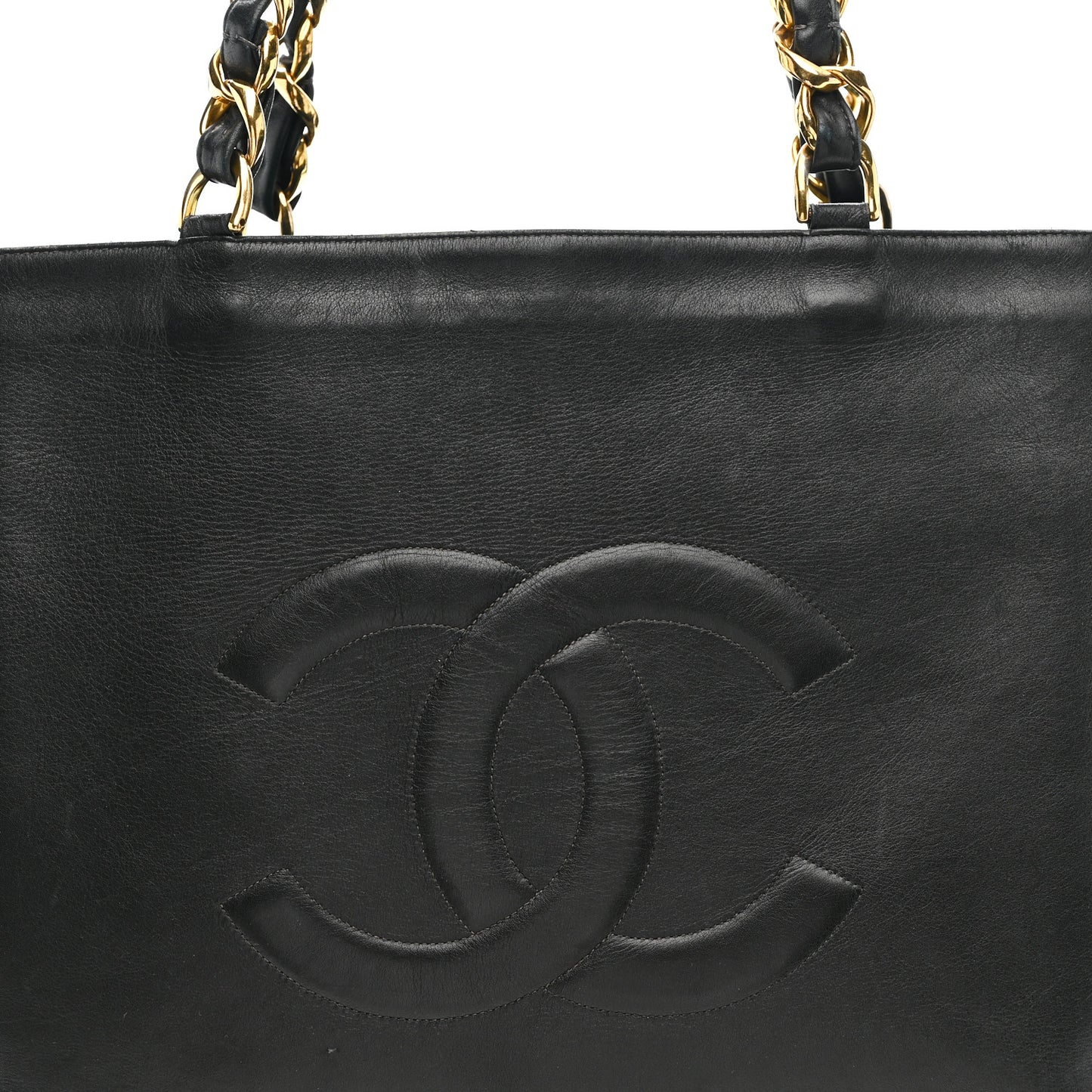 Lambskin CC Tote Black