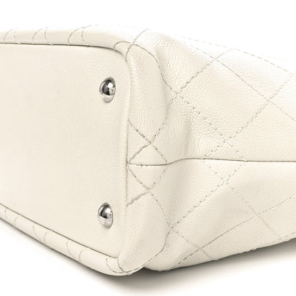 Chanel Grained Calfskin Shopping Fever Tote White 10 of 10