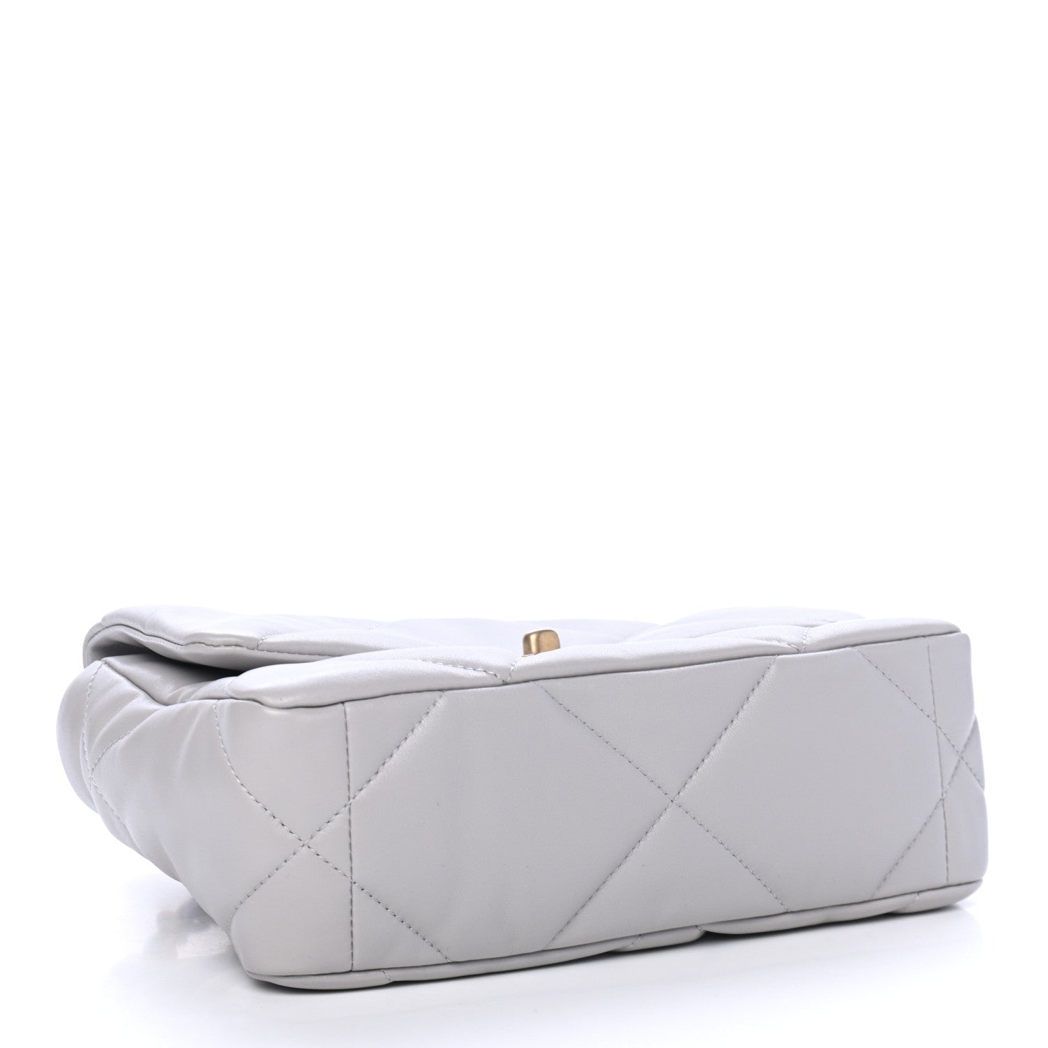 Chanel Lambskin Quilted Medium Chanel 19 Flap Grey 1 of 4
