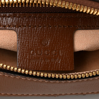 Gucci GG Supreme Monogram Small Horsebit 1955 Shoulder Bag Beige Brown Sugar 6 of 10