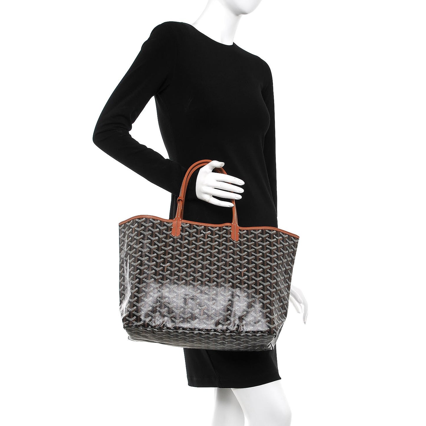 Goyardine Saint Louis PM Black Gold