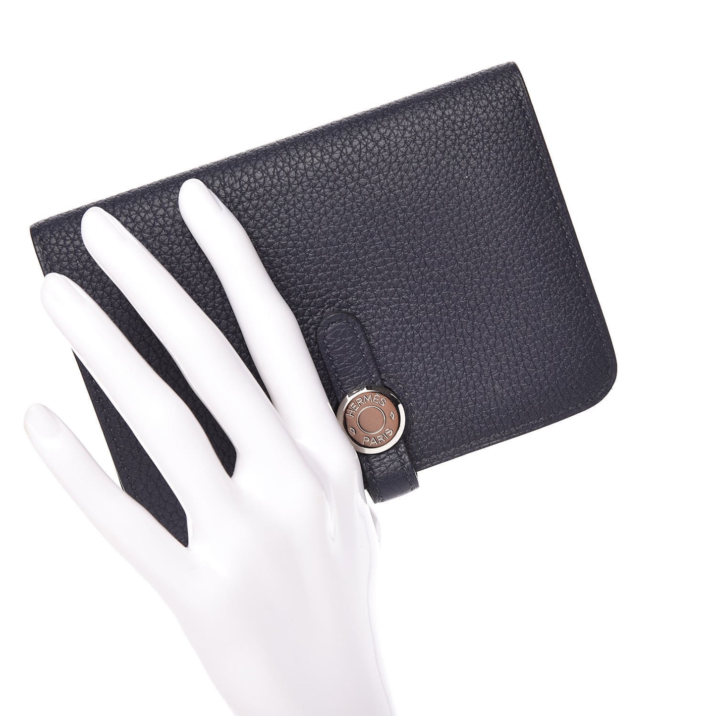 Togo Dogon Compact Wallet Bleu Nuit