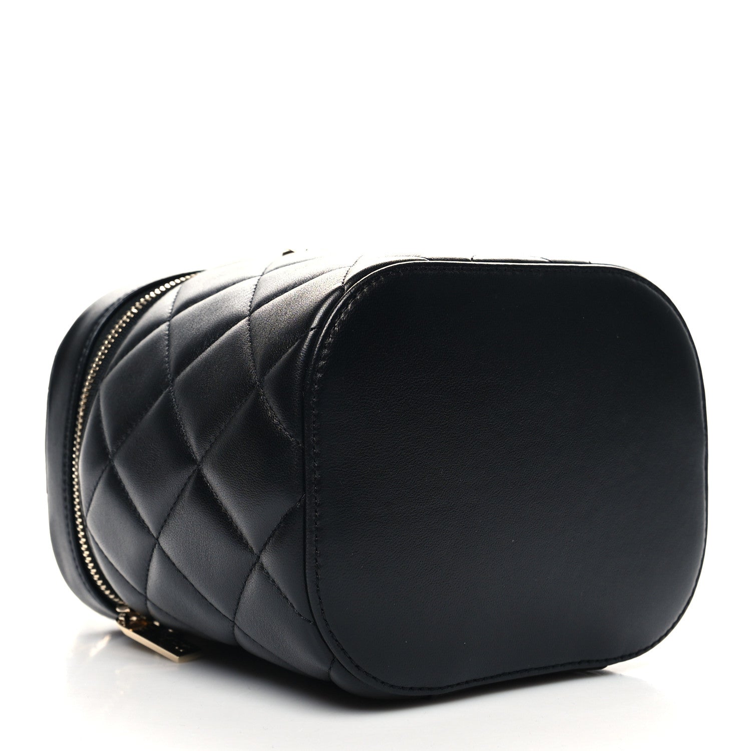 Chanel Lambskin Quilted Trendy Vanity Case Black 4 of 10