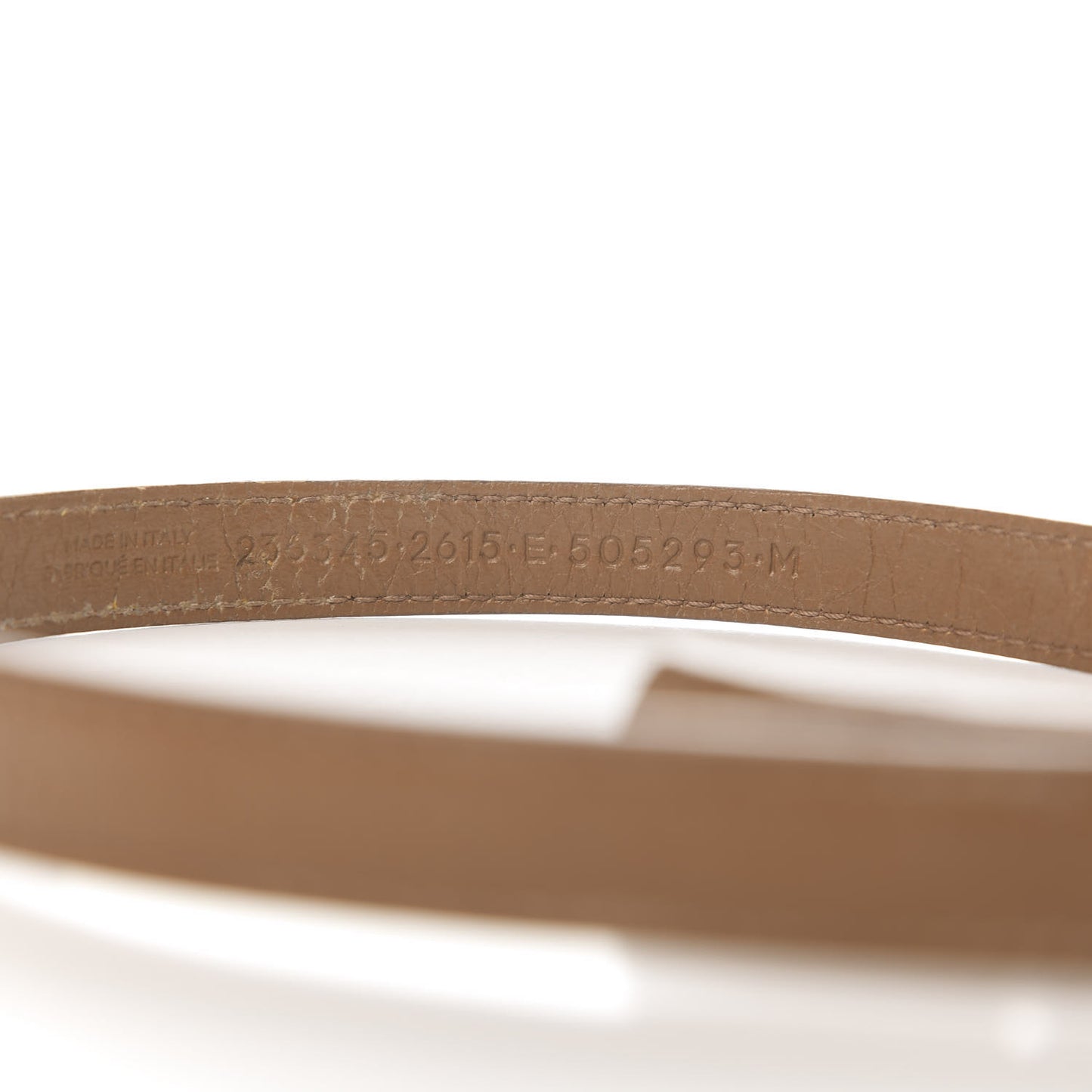 Agneau Giant Silver Hardware Triple Tour M Bracelet Marron Cannelle